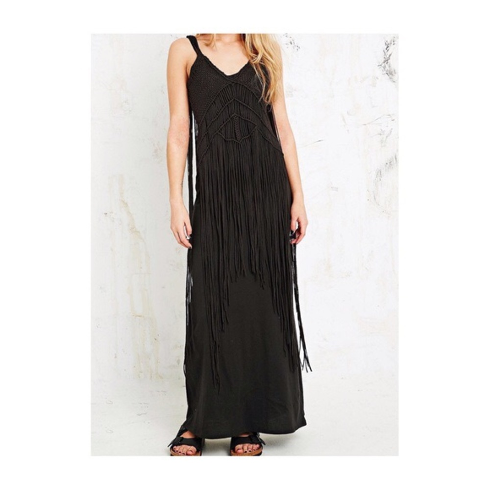 Denim supply by Ralph Lauren fringe maxi